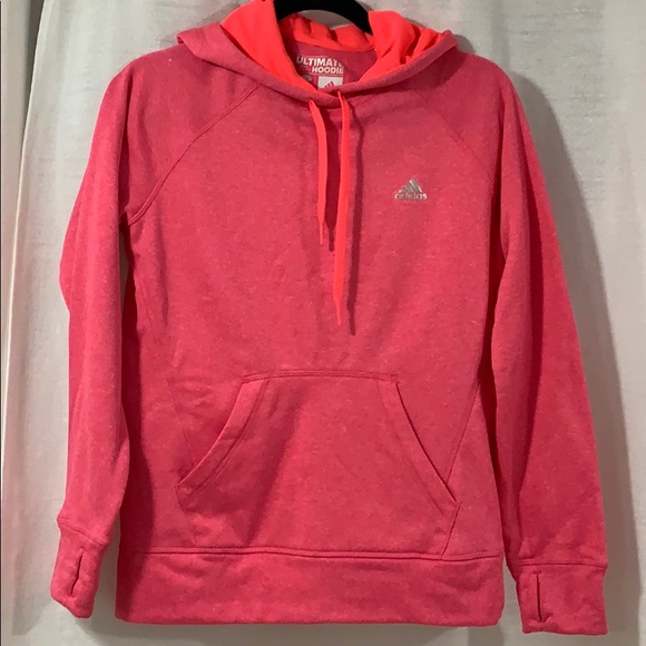 bright pink adidas hoodie